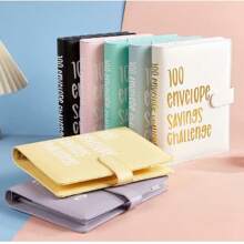 Loose-leaf筆記本,適用於時間管理挑戰,現金信封財務預算規劃 - 藍色 - 查看 5