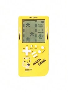 1 Classic Retro Russian Block Game Console, Large Screen, Eye Friendly Casual Game Console - Green - View 9