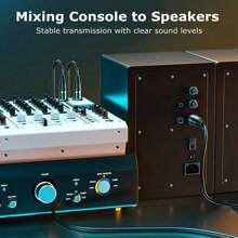 1pc 1.8m/70.87in In-XLR Male To Female Balanced Microphone Cable,For Mic Mixer, Recording Studio, Podcast XLR Microphone Cable, XLR Male To XLR Female Balanced 3 PIN Mic Cables Black