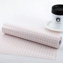 1 Roll 12in*39.4in/12in*196.85in Transparent Vinyl Transfer Tape With Grid For Alignment, Adhesive Transfer Paper For Silhouette Vinyl Stickers, Decals, Windows, Signs, Back To School