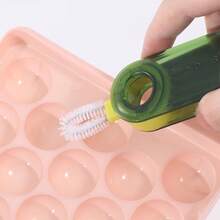 3 In 1 Cup Lid Gap Cleaning Brush Set, Multifunctional Home Kitchen Insulation Bottle Cleaning Tools(3Pcs) - Multicolor - View 6