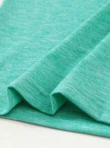 3pcs/Set Tween Boy Casual Half Open Crew Neck Button Short Sleeve T-Shirt - Multicolor - View 10