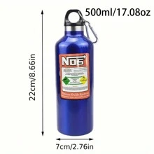 1個,單車保溫杯,nos氮氣缸真空不銹鋼水壺,17.08安士大容量旅行運動水瓶,杯子款式隨機 - 藍色 - 查看 2