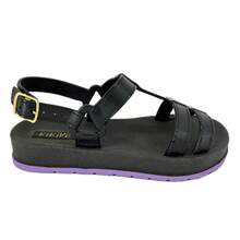 Kids Flat Sandals - 黑色 - 查看 2