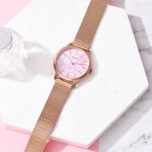 腕表 TREND 系列珍珠贝母表盘石英女表 - 粉色 - 查看 4