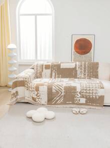 1 Miếng Hiện đại Không trượt Chenille Chăn bọc Ghế sô pha Cái đệm , Bốn phổ cập Chống trượt Bọc ghế sofa Đối với Khăn trải bàn , Tthảm Dã ngoại , Nhiều-use In Phòng ngủ , Phòng khách , Ngoài trời - Màu cà phê - Xem 9