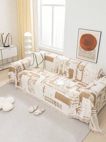 1 Miếng Hiện đại Không trượt Chenille Chăn bọc Ghế sô pha Cái đệm , Bốn phổ cập Chống trượt Bọc ghế sofa Đối với Khăn trải bàn , Tthảm Dã ngoại , Nhiều-use In Phòng ngủ , Phòng khách , Ngoài trời - Màu cà phê - Xem 4