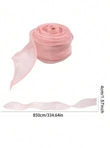 1 Miếng Hoa Ruy băng Bao bì Với Bowknot Nút Đối với Bữa tiệc ngày lễ , Đài kỷ niệm Qủa tặng Gói hàng Chất liệu , Thích hợp Đối với Cô gái Tóc Bím tóc , Cắm Hoa , Trang trí bánh kem , Ruy băng , Và Đàn organza Lụa Lễ cưới Bó hoa Chất liệu - Hồng - Xem 7