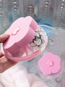 2pcs Blue Laundry Machine Filter Bags Hair Catcher Balls Floating Pet Fur Remover Cleaning Tool - Blue - View 4