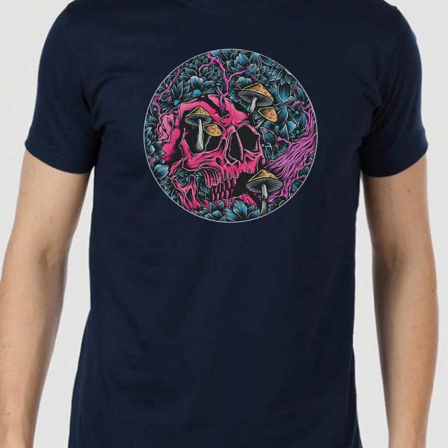 Men T-Shirts - Màu xanh hải quân - Xem 1