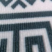 黑白色走廊地毯,波西米亞洗腳墊帶橡膠襯墊,走廊防滑地毯,農舍式地毯跑道,適用於廚房、洗衣房、入口處和臥室 - 黑與白 - 查看 7