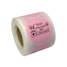 Label Stickers - Baby Pink - View 3