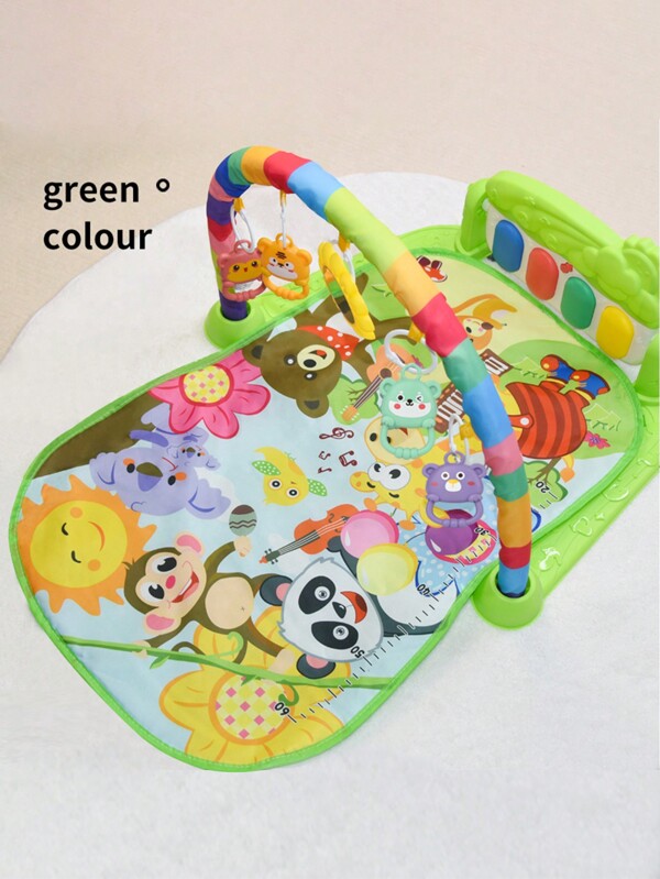 1 Set Piano Pedal Fitness Rack Baby Toy, Early Education, Wisdom, Exercise Hand-Eye Coordination, Entertainment, Multiple Playing Methods, Newborn Gift, Random Color Accessories