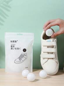 6入組日常使用鞋子除臭劑茶香清新劑球、鞋櫃和運動鞋 - 白色 - 查看 5