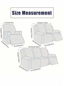 加厚提花法蘭絨沙發套,單/雙/三/四座椅通用