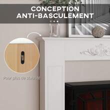 HOMCOM Fireplace Sets & Accessories - White - View 6