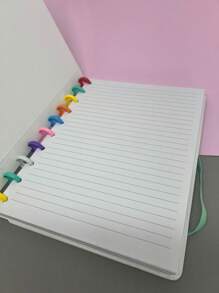 Loren's importados Notebooks - Màu tím - Xem 3