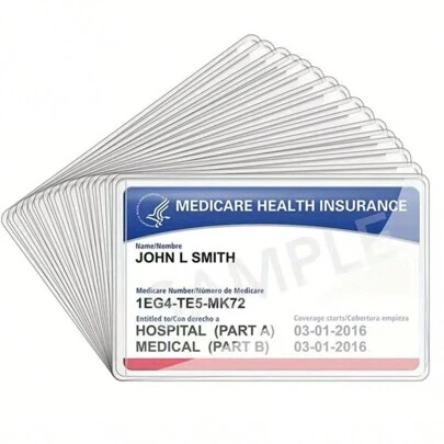 5/10/15/20pcs New Clear PVC Protector Sleeves Waterproof Card Medical Card Card Protector Card Cover Card Sticker Card Cover Card Cover Card Holder Card Holder Wallet Business Card Holder Credit Card Holder Id Card Holder Card Holder Women For Women For Men Card Wallet