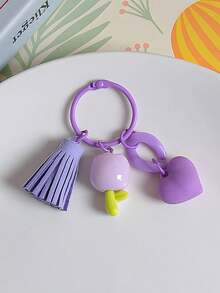 1 Miếng Phấn màu Nhựa Hoa uất kim hương Móc chìa khóa Với Macaron Màu sắc Dành cho Cô gái , Dễ thương Ví Đồ treo Và Tốt nghiệp Món quà , Thích hợp Đối với Bạn thân nhất , Bạn học Và Sinh viên - Nhiều màu - Xem 13