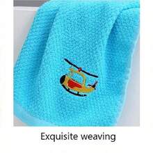 家用小毛巾指巾吸水柔軟不掉毛可愛刺繡洗臉洗澡 - 彩色 - 查看 6