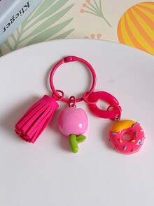 1 Miếng Phấn màu Nhựa Hoa uất kim hương Móc chìa khóa Với Macaron Màu sắc Dành cho Cô gái , Dễ thương Ví Đồ treo Và Tốt nghiệp Món quà , Thích hợp Đối với Bạn thân nhất , Bạn học Và Sinh viên - Nhiều màu - Xem 6