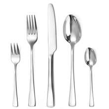 Targzier Besteck Set für 6 Personen, 30 teilig Essbesteck Set inkl. Messer, Gabel, Löffel, Besteck Edelstahl Spiegelpoliert, Spülmaschinenfest