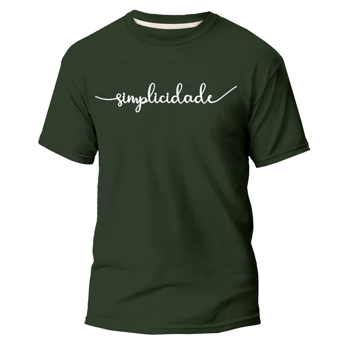 Men T-Shirts - xanh quân đội - Xem 1