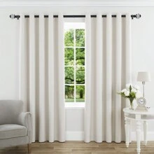 1pc Long Curtain Rods, Telescoping Splicing 1 Inch Curtain Rod For Windows, Bedroom, Drapery Rods With Decorative Translucent Finials, Black/Sliver/Gold - 黑色 - 查看 7