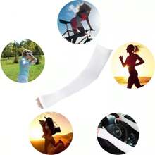 2 Pares de Mangas Protectoras contra el Sol y Rayos UV para Brazo Y Mano para Conducir, Correr, Senderismo - Multicolor - Ver 9