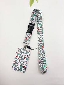 1pc Doctor Work Permit Lanyard Clear Dual Sided Card Holder, Transport Work Permit Card Case, Key Lanyard. Great Gift For Teachers & Doctors Casual Car Accessories Bag Charm Backpack For School