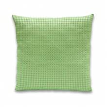 Kit 4 Capas de Almofada 40cmx40cm Piquet Favinho Lisas e Estampadas - Patchwork/ Verde - Visão 3