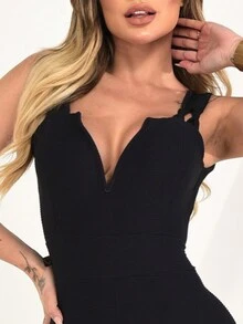 Women Jumpsuits - màu đen - Xem 3