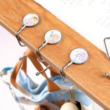 1pc(Random Style) Non-Adhesive Removable Desktop Hook - Multicolor - View 2