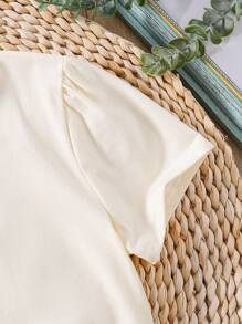 少女閃電豹紋短袖T恤