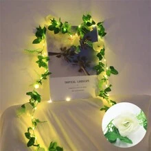 1 hộp đèn dây hoa theo chủ đề mùa xuân với hoa mô phỏng, có sẵn trong AC, năng lượng mặt trời và USB, chống thấm nước liên tục, nhiều tùy chọn màu sắc, thích hợp cho sân ngoài trời, trang trí nhà cửa, phòng, khách sạn, tiệc tùng, đám cưới, lễ hội, còn được gọi là dây đèn trang trí, đèn dây hoa, dây đèn trang trí, đèn chiếu sáng ngoài trời cho lối đi trong vườn, sân, hiên - ánh sáng trắng ấm áp - Xem 10