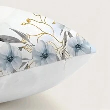 1入組45*45cm主題印花桃皮紋理豪華枕套,適用於家居裝飾,客廳,臥室,沙發,藝術,設計感,氛圍,星月,月燈,祝福