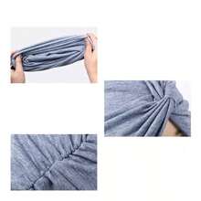 4 Turbantes, Gorros Oncológicos Modernos, Simples para Dama, Mujer Quimio Alopecia - Multicolor - Ver 6