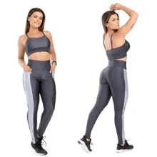 Women Sports Sets - Màu Xám nhạt - Xem 2