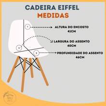 01 Charles Eiffel Nordic Eames Luxury Premium Gel Mesh Chair Cover - Gỗ đỏ - Xem 2