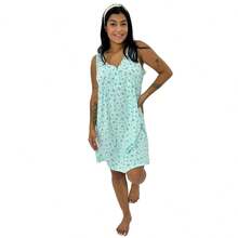 Women Nightgowns & Sleepshirts - 綠色 - 查看 3