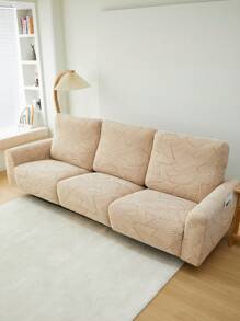 Premium Jacquard Thick Sofa Cover For 1/2/3/4 Seater Sofa - Champagne - View 3