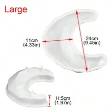 1個大型矽膠烘焙模,不粘,耐高溫,易清潔