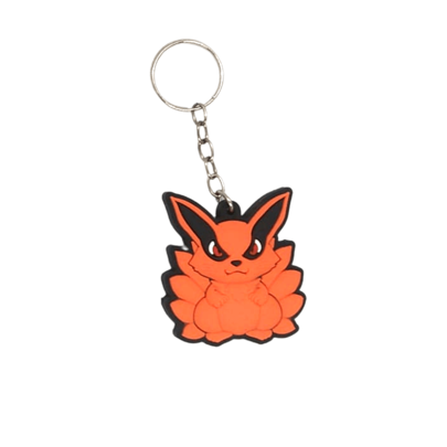 Chaveiro emborrachado Alto Relevo Kurama