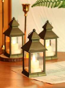 1 szt. Lampa wisząca LED w stylu vintage, w tym bateria, przenośna lampa wiatrowa do dekoracji stołu w pokoju festiwalowym, lampka świąteczna na wesele, lampka ozdobna do sypialni, lampka wisząca, czarna lampka, lampka nocna na Boże Narodzenie