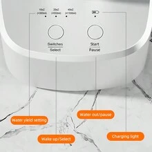 多級智能水泵可旋轉調節usb充電桶式桌面雙用途礦泉水充水裝置 - 白色 - 查看 9