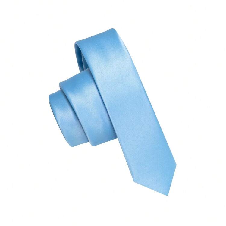 Cà vạt nam màu trơn 4cm mỏng và hẹp, thích hợp cho các sự kiện thời trang và tiệc tùng thông thường - Nhiều màu - Xem 13