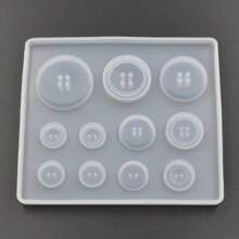 Molde De Resina Epoxy De Cristal Con Forma Geométrica, Para Hacer Botones, Bricolaje, 1 Ud. - 60-194 - Ver 7