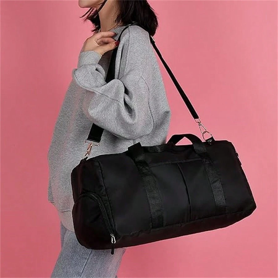 Suitcases Sports Bag With Shoe & Wet Compartment Waterproof - Black - View 1