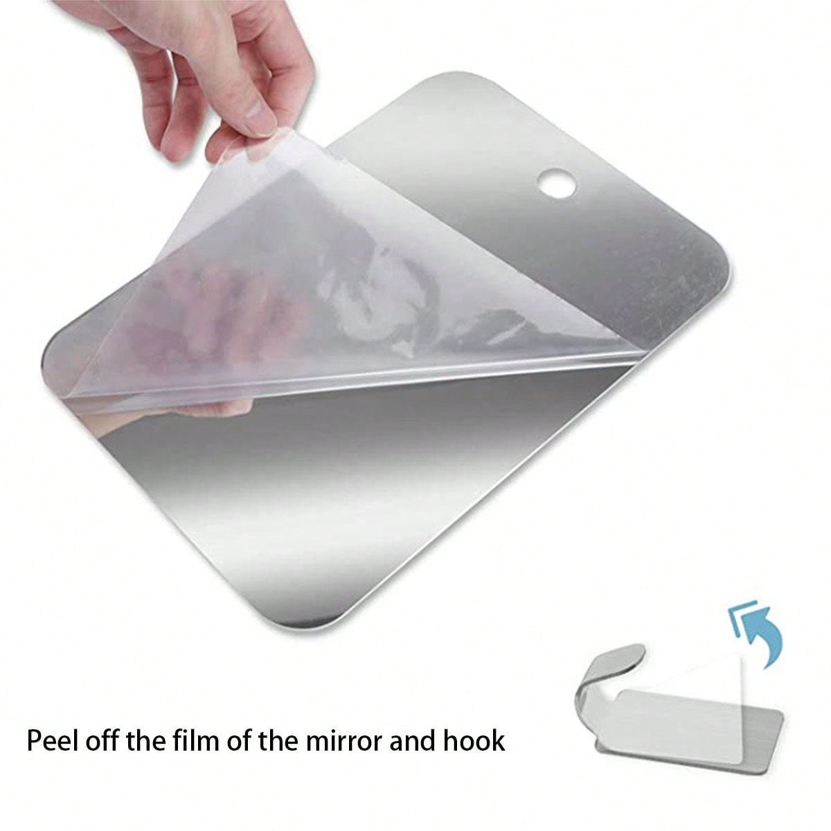 1Pc Shower Mirror Fogless For Shaving,Larger Mirror For Wall Hanging