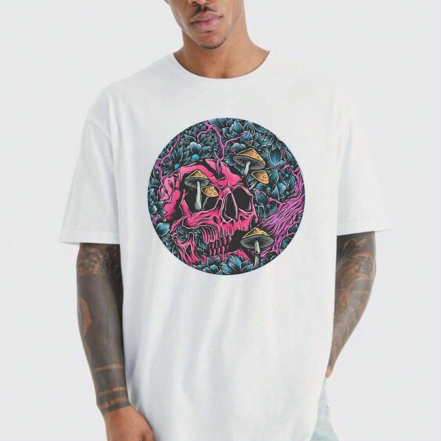 Men T-Shirts - 白色 - 查看 1